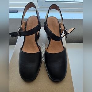 Black Madewell lugsole Maryjane size 8 1/2